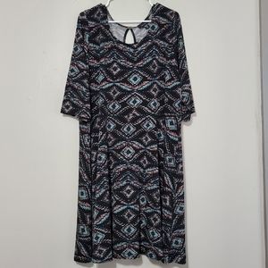 Karen Kane Quarter Sleeve Casual Dress